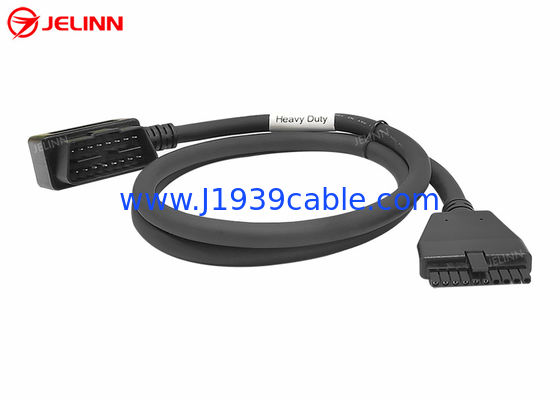 PT30 ELD装置ケーブル OBD2 OBDII J1962 北米のボルボやマックトラック用ケーブル電子ログング装置