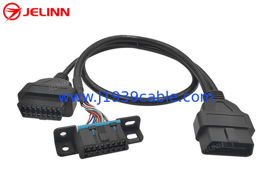 GM OBD2の女性およびOBD2女性のディバイダーYケーブルへのOBD2 OBDIIの男性